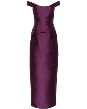 Solace London Pieta Maxi Dress - Purple