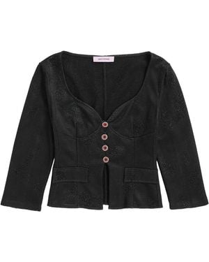 MACCAPANI Vinnie Structured Top - Black