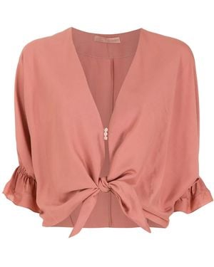 Clube Bossa Rubin Knot-Detail Blouse - Pink