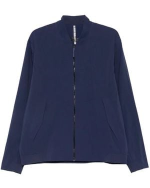 Veilance Diode Zip-Up Bomber Jacket - Blue