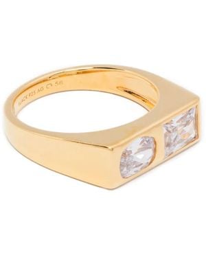 Maria Black Us Three Signet Ring - Mettallic