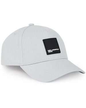 Karl Lagerfeld ロゴ キャップ - ホワイト