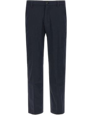 Department 5 Pleated Zip-Fly Trousers - Blue