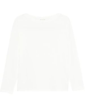 Ma'ry'ya Boat-Neck T-Shirt - White