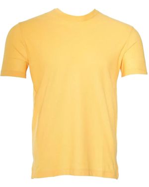 Kiton T-Shirt mit Rundhalsausschnitt - Gelb