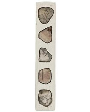 Parts Of 4 Plate Earring - White
