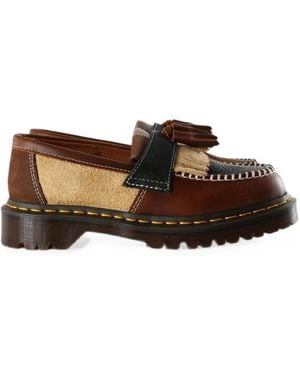 Dr. Martens Tassel-Detail Fringed Loafers - Brown