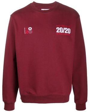 Martine Rose Logo Embroidery Sweatshirt Xs Cotton - Red