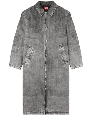 DIESEL Manteau D-Jack-S1 À Simple Boutonnage - Grey