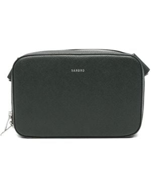Sandro Zip-Around Belt Bag - Black