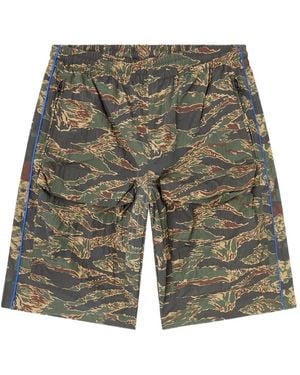 DIESEL P-Ramos Camouflage-Print Shorts - Grey