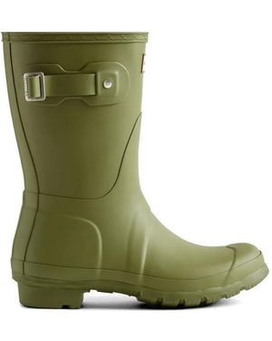 HUNTER Wellington Stiefel - Grün
