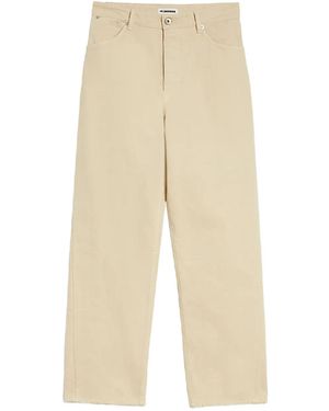 Jil Sander ロゴパッチ ジーンズ - ナチュラル