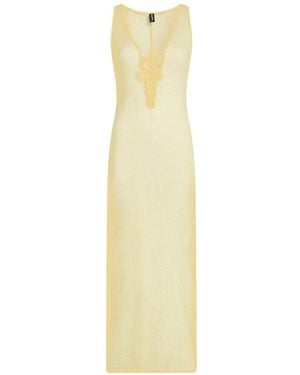 karl lagerfeld gold dress Karl Lagerfeld for Chloe 1981 Black & Liquid Gold Dress
