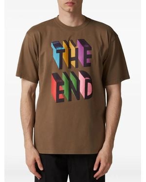 Undercover Graphic-Print T-Shirt - Brown