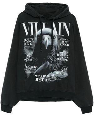 Doublet Sudadera con capucha y motivo gráfico - Negro