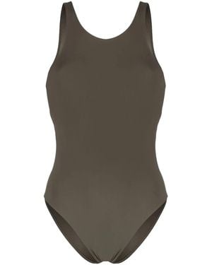 Lido Sleeveless Tank Swimsuit - Brown