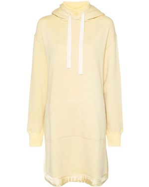 Jil Sander サイドスリット ニットパーカー - ホワイト