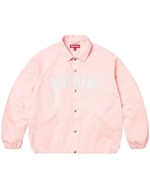 Supreme Button-Fastening Jacket - Pink