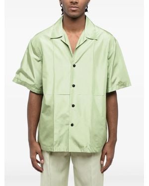 Jil Sander Panelled Shirt - Green