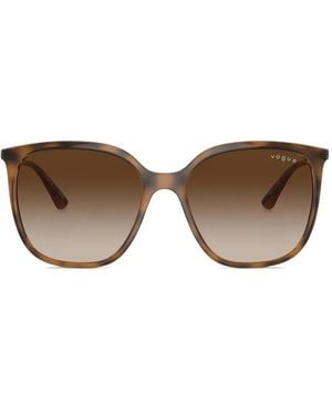 Vogue Eyewear Vo5564S Geometric-Frame Sunglasses - Brown