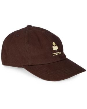 Isabel Marant Tomas Logo-Embroidered Baseball Cap - Brown