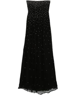 Ba&sh Laura Beaded Maxi Dress - Black