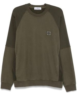 Stone Island コンパスバッジ スウェットシャツ - グリーン