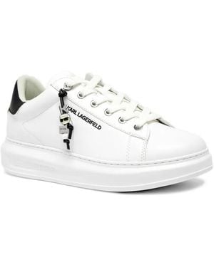 KARL LAGERFELD Icon Logo-Detail Trainers - White