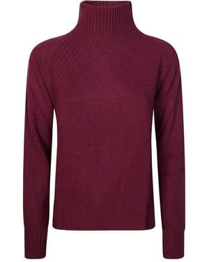 Dondup Maglione A Collo Alto - Rosso