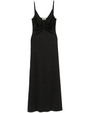 Christopher Esber Ruched Cut-Out Maxi Dress - Black