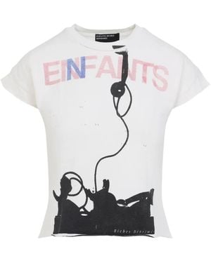 Enfants Riches Deprimes Graphic-Print Cotton T-Shirt - White