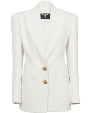 Balmain Jackets - White
