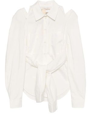 Litkovskaya Chemise À Design Torsadé - Blanc