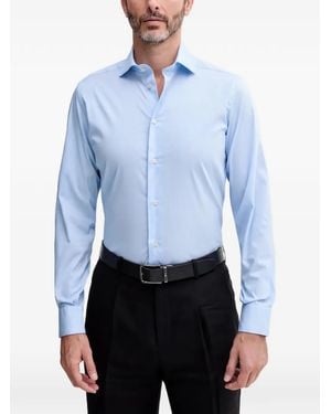 Benetton Patterned Shirt - Blue