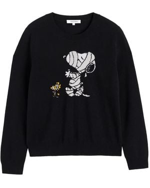 Chinti & Parker Snoopy Mummy Sweater - Black