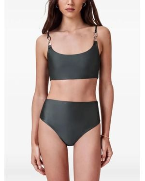 AllSaints Talaria Chain-Link Bikini Top - Schwarz