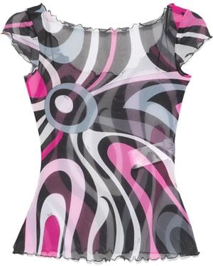 Emilio Pucci グラフィック Tシャツ - ピンク