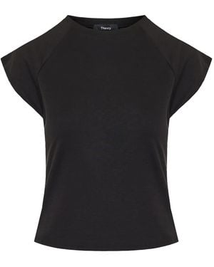Theory Raglan-Sleeve T-Shirt - Black
