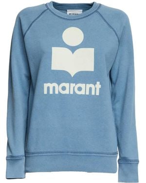 Isabel Marant Millyny Long-Sleeve Sweatshirt - Blue