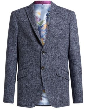 Etro Wool Blazer - Blue