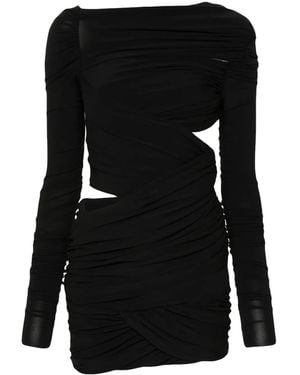 The Attico Abito in jersey stretch - Nero