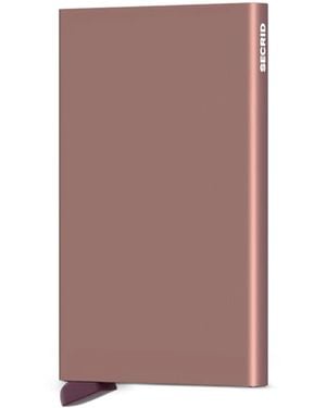 Secrid Logo Card Protector - Brown