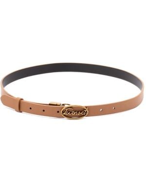 Twinset Cinturón con placa del logo - Neutro