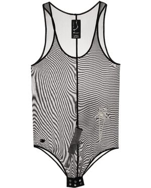 Rick Owens X Champion Embroidered-Logo Tank Top - Grey