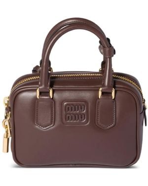 Miu Miu Arcadie Tote Bag - Brown