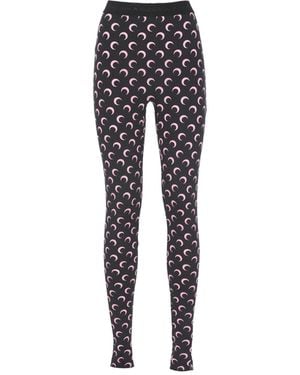 Marine Serre Pants - Black