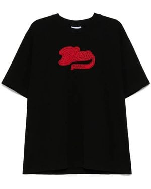 Bluemarble T-Shirt Mit Logo-Patch - Schwarz