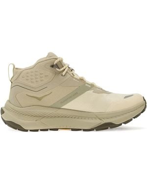 Hoka One One Transport Hike Lace-Up Hiking Sneakers - Natural