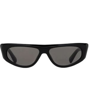 Jacquemus The Pasadena ジオメトリックフレーム サングラス - ブラック